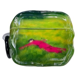 Airpods Case-Healing Grassland People IMD Earphone Case – Niche Aesthetic Style