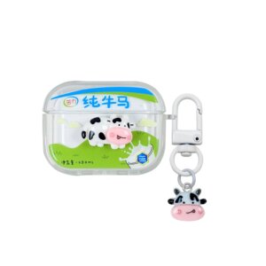 Glossy Pure Cow and Horse Meme AirPods Case