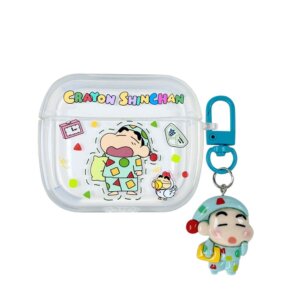Glossy Yawning Crayon Shin-chan AirPods Case