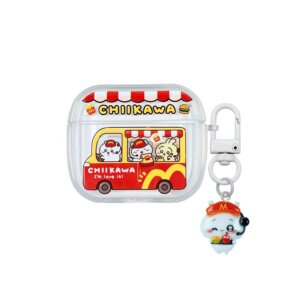 Glossy Jiika Hamburger Truck AirPods Case