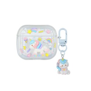 Glossy 3D Unicorn AirPods Case