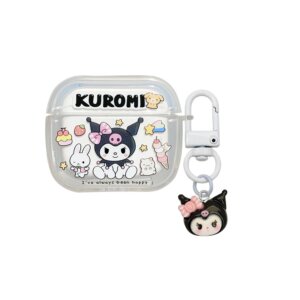 Glossy Rabbit Hamster Kuromi AirPods Case