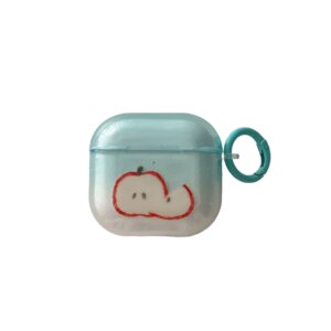 Semi-Transparent Red Apple AirPods Case - IMD Fruit Design