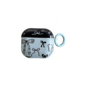 Blue Bow AirPods Case - IMD Simple Cute Style